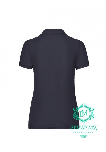 Футболка поло жіноча 65/35 Fruit of the Loom navy