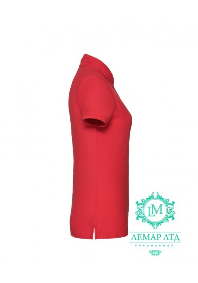 Футболка поло жіноча 65/35 Fruit of the Loom red