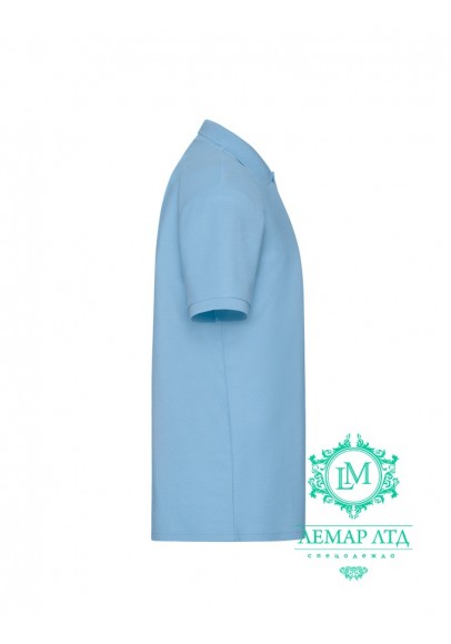 Футболка поло чоловіча 65/35 Fruit of the Loom blue