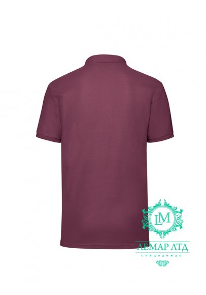 Футболка поло чоловіча 65/35 Fruit of the Loom burgundy