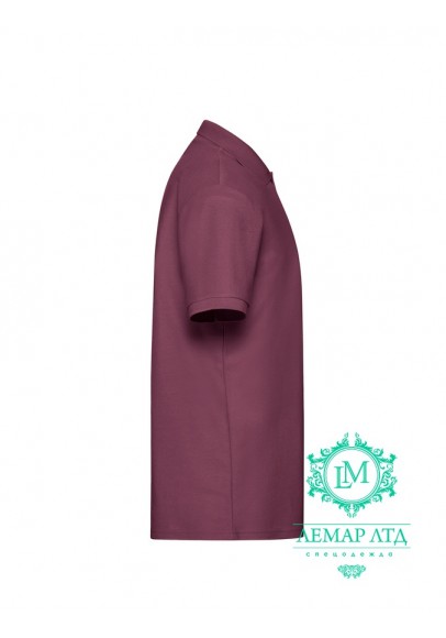 Футболка поло чоловіча 65/35 Fruit of the Loom burgundy