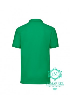 Футболка поло мужская 65/35 Fruit of the Loom green