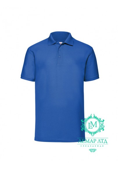 Футболка поло мужская 65/35 Fruit of the Loom royal blue