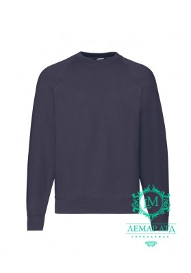 Свитшот Fruit of the Loom Lightweight Raglan Sweat deep navy