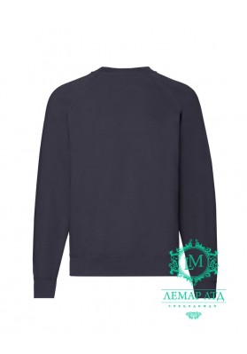 Свитшот Fruit of the Loom Lightweight Raglan Sweat deep navy