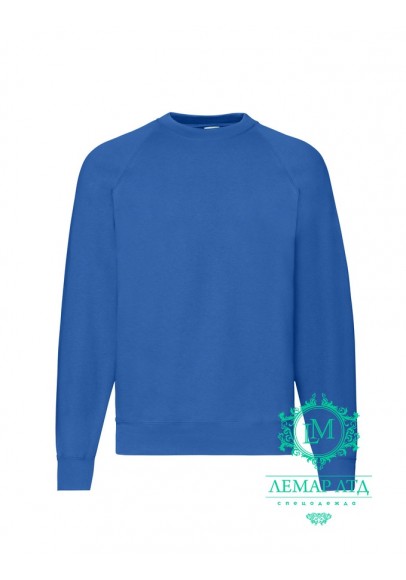 Світшот Fruit of the Loom Lightweight Raglan Sweat royal blue