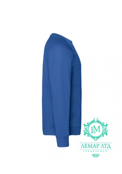 Світшот Fruit of the Loom Lightweight Raglan Sweat royal blue