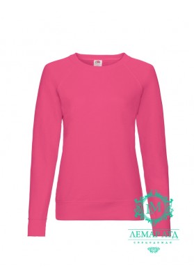 Свитшот женский Lightweight Raglan Sweat Ladies fuchsia