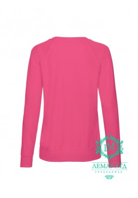Свитшот женский Lightweight Raglan Sweat Ladies fuchsia
