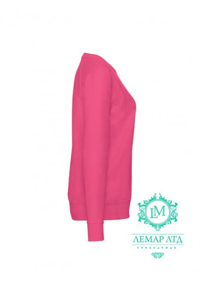Світшот жіночий Lightweight Raglan Sweat Ladies fuchsia