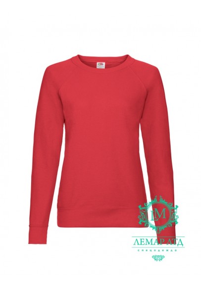 Світшот жіночий Lightweight Raglan Sweat Ladies red