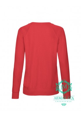 Свитшот женский Lightweight Raglan Sweat Ladies red