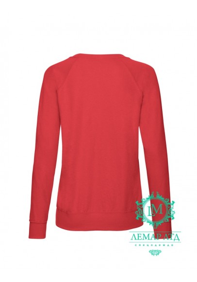 Світшот жіночий Lightweight Raglan Sweat Ladies red