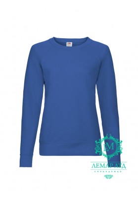 Свитшот женский Lightweight Raglan Sweat Ladies royal blue