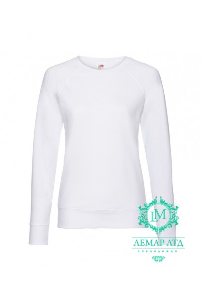 Світшот жіночий Lightweight Raglan Sweat Ladies white