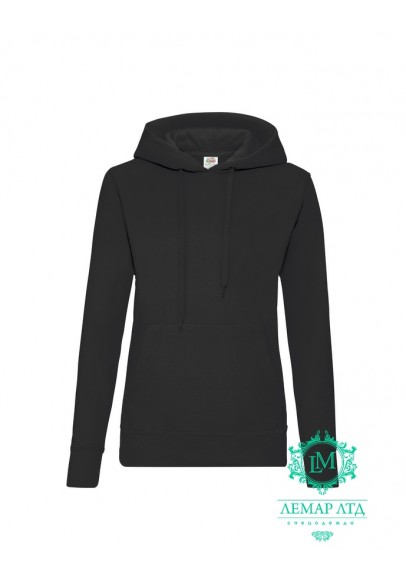 Худі Fruit of the Loom Hooded Sweat Ladies black