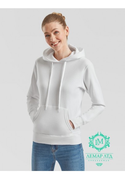 Худі Fruit of the Loom Hooded Sweat Ladies white