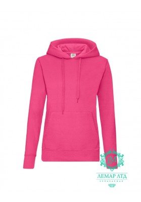 Худі Fruit of the Loom Hooded Sweat Ladies fuchia