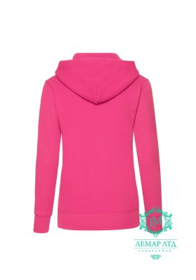 Худі Fruit of the Loom Hooded Sweat Ladies fuchia