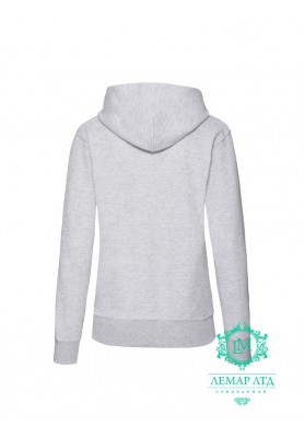 Худі Fruit of the Loom Hooded Sweat Ladies heather grey