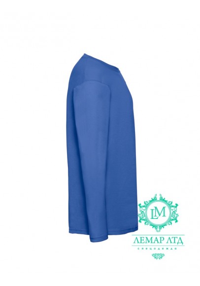  Футболка з довгим рукавом Fruit of the Loom Valueweight long royal