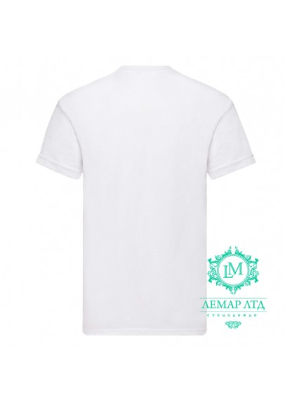  Футболка Fruit of the Loom Valueweight white
