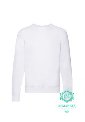 Свитшот Fruit of the Loom Lightweight Raglan Sweat white