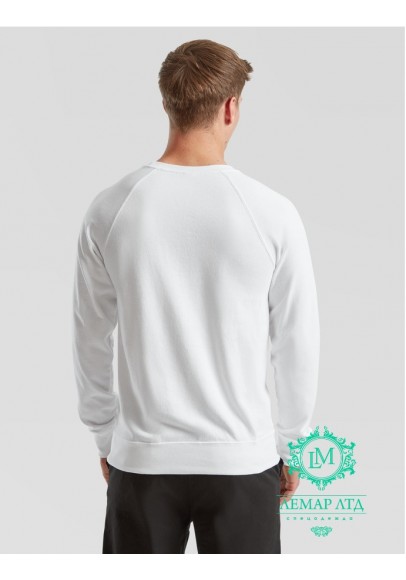 Світшот Fruit of the Loom Lightweight Raglan Sweat white