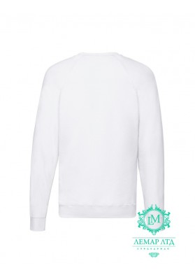 Свитшот Fruit of the Loom Lightweight Raglan Sweat white