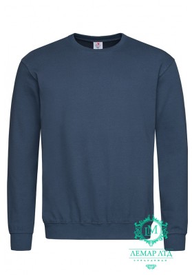 Реглан на флисе ST400 navy blue